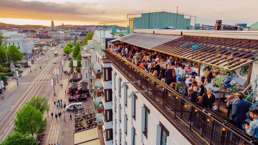 Cielo takbar på Hotel Bellora vid Avenyn i Göteborg