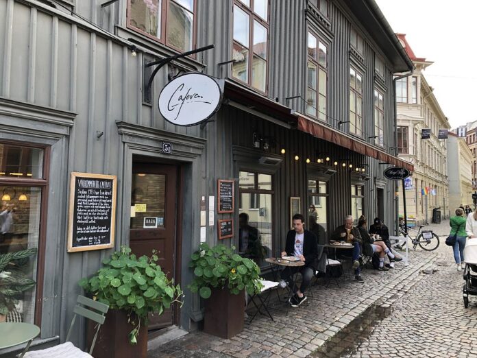 Caféva på Haga Nygata i Göteborg