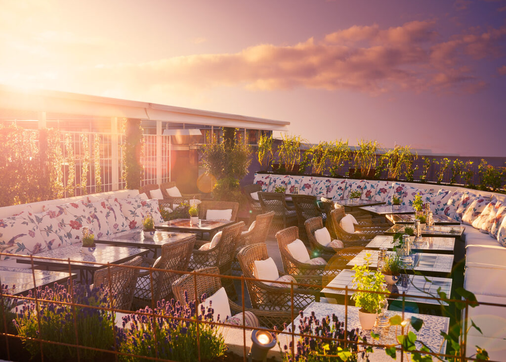 Hotel Pigalles takterrass i centrala Göteborg